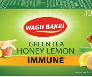 WaghBakri Green Tea Honey Lemon
